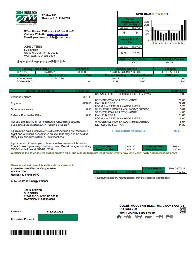  Minol USA business utility bill 